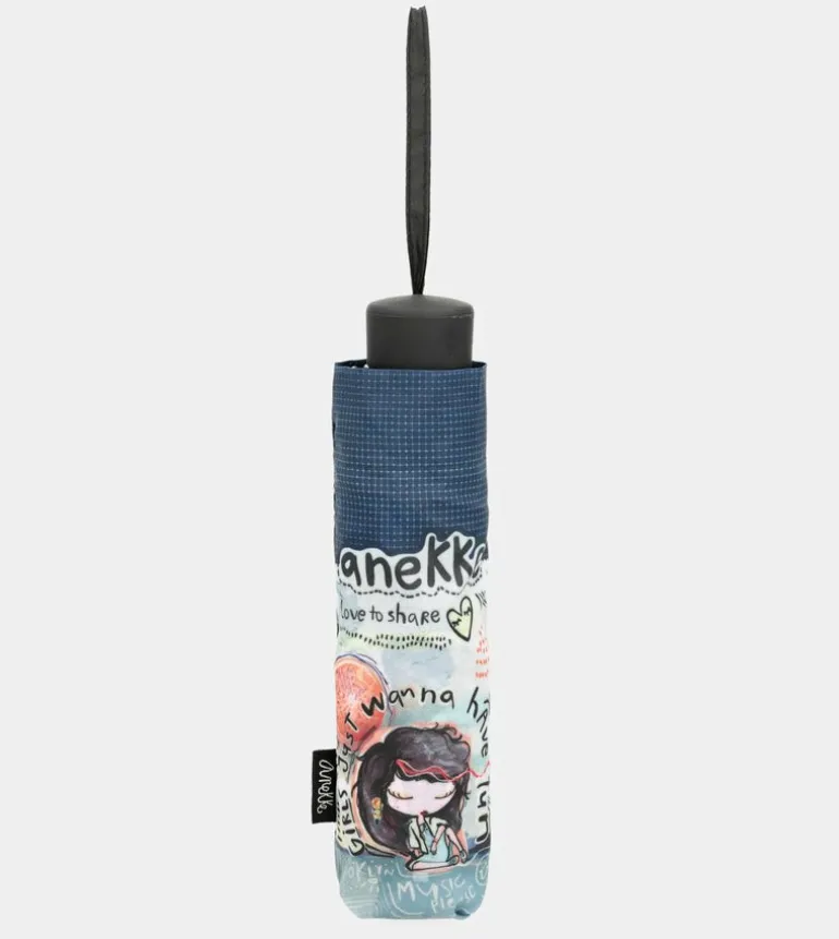 Flash Sale Anekke Paraguas Plegable Manual Fun & Music