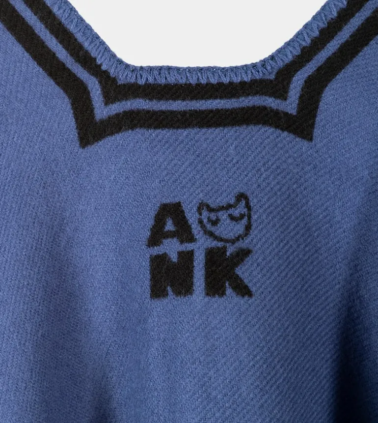 Outlet Anekke Poncho Azul Marino Shodo