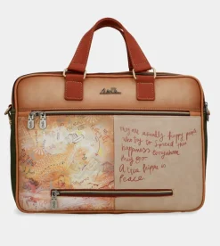 Outlet Anekke Portadocumentos Peace & Love Camel