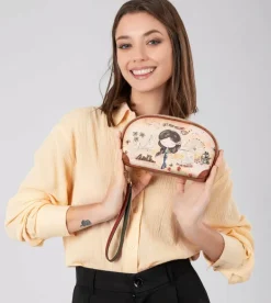 Fashion Anekke Portatodo Rfid Peace & Love Camel