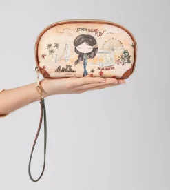 Fashion Anekke Portatodo Rfid Peace & Love Camel
