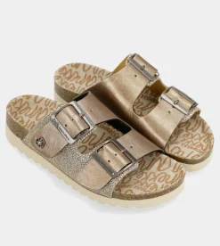 Hot Anekke Sandalias Bio De Mujer Bronce