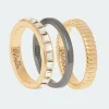 Fashion Anekke Set Anillos Dorados Authenticity