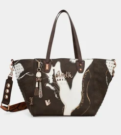 Hot Anekke Shopper Grande Marron Nature Shodo