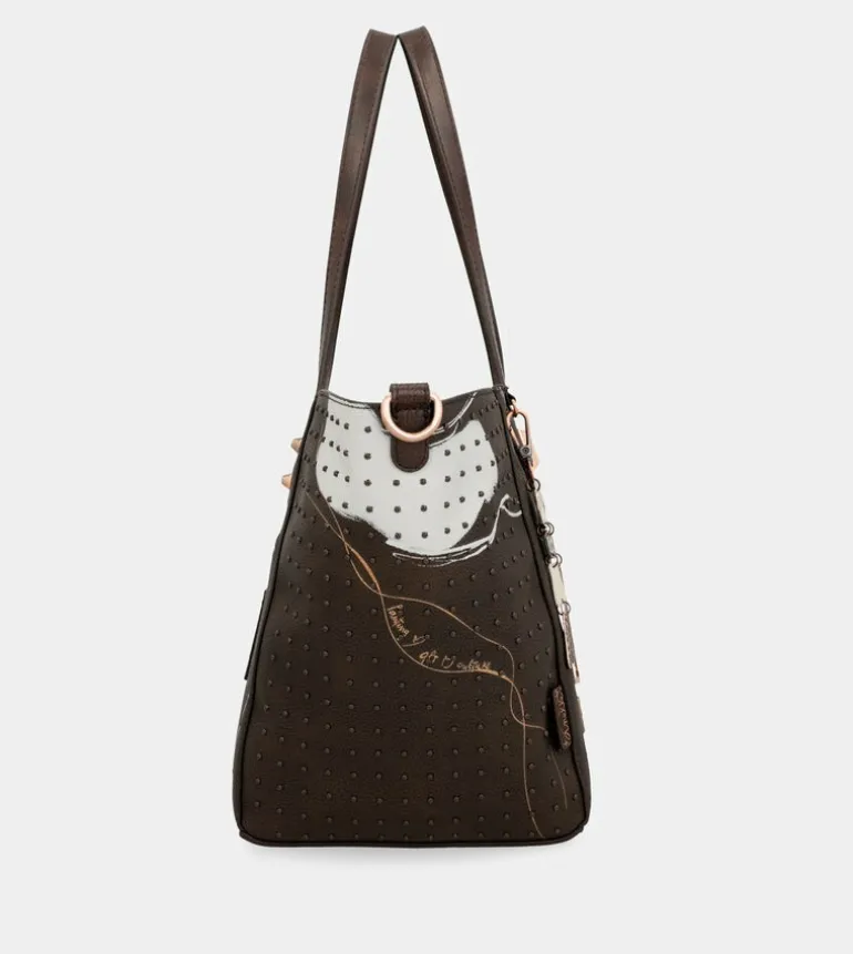 Hot Anekke Shopper Grande Marron Nature Shodo