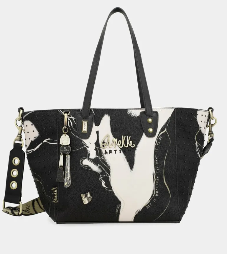 Hot Anekke Shopper Grande Negra Nature Shodo