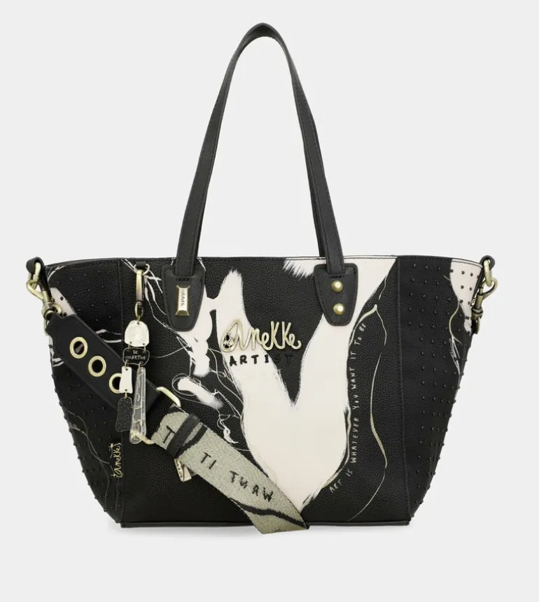 Hot Anekke Shopper Grande Negra Nature Shodo