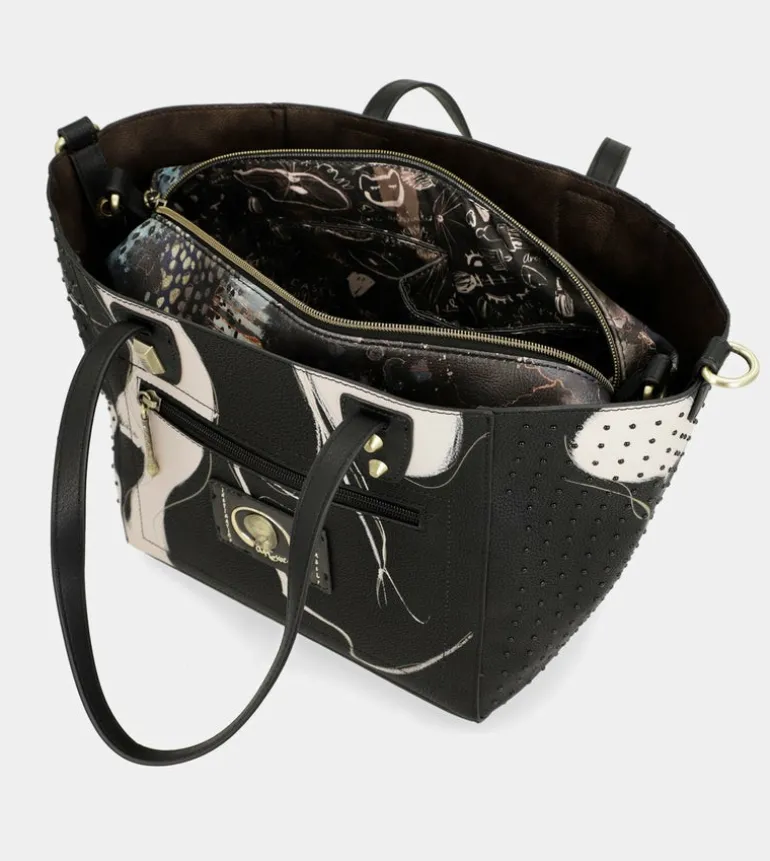 Hot Anekke Shopper Grande Negra Nature Shodo