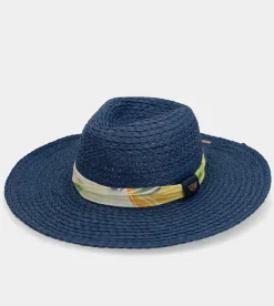 Online Anekke Sombrero Rafia Azul Marino