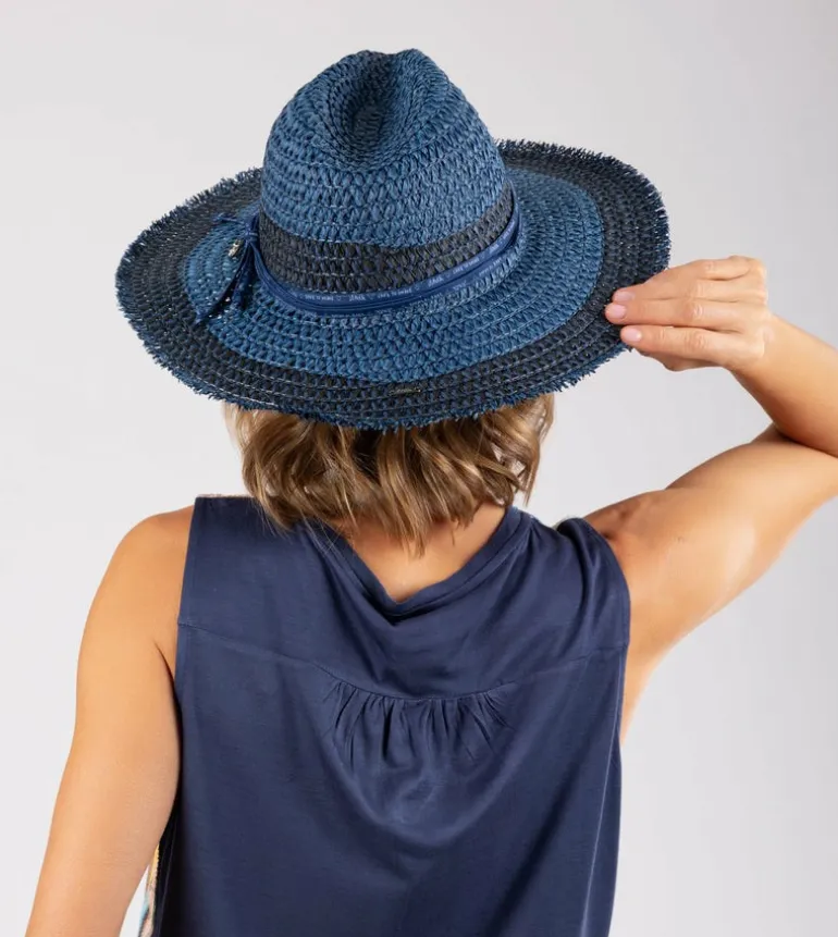 New Anekke Sombrero Rafia Bicolor