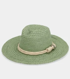 Store Anekke Sombrero Rafia Verde