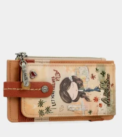 Cheap Anekke Tarjetero Rfid Peace & Love Camel