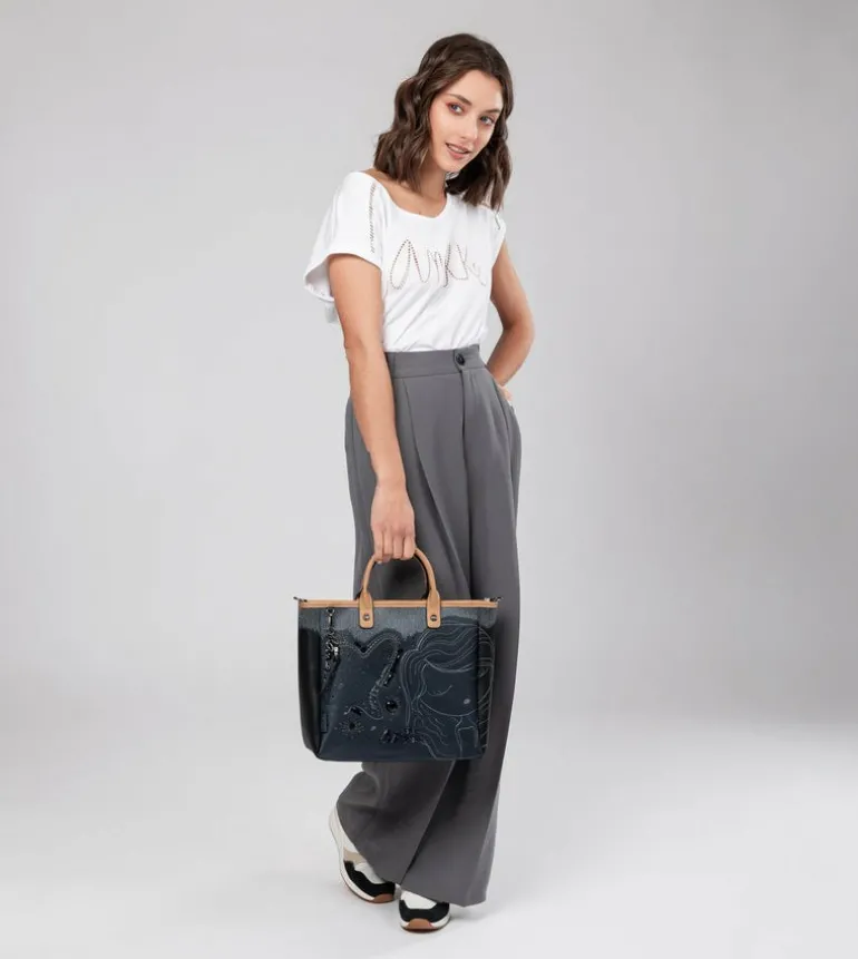 New Anekke Tote Azul Marino Studio