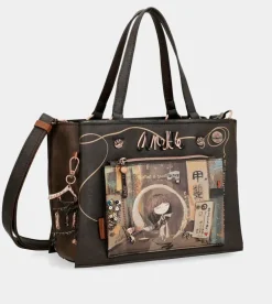 Cheap Anekke Tote Marron Con Bandolera Shoen