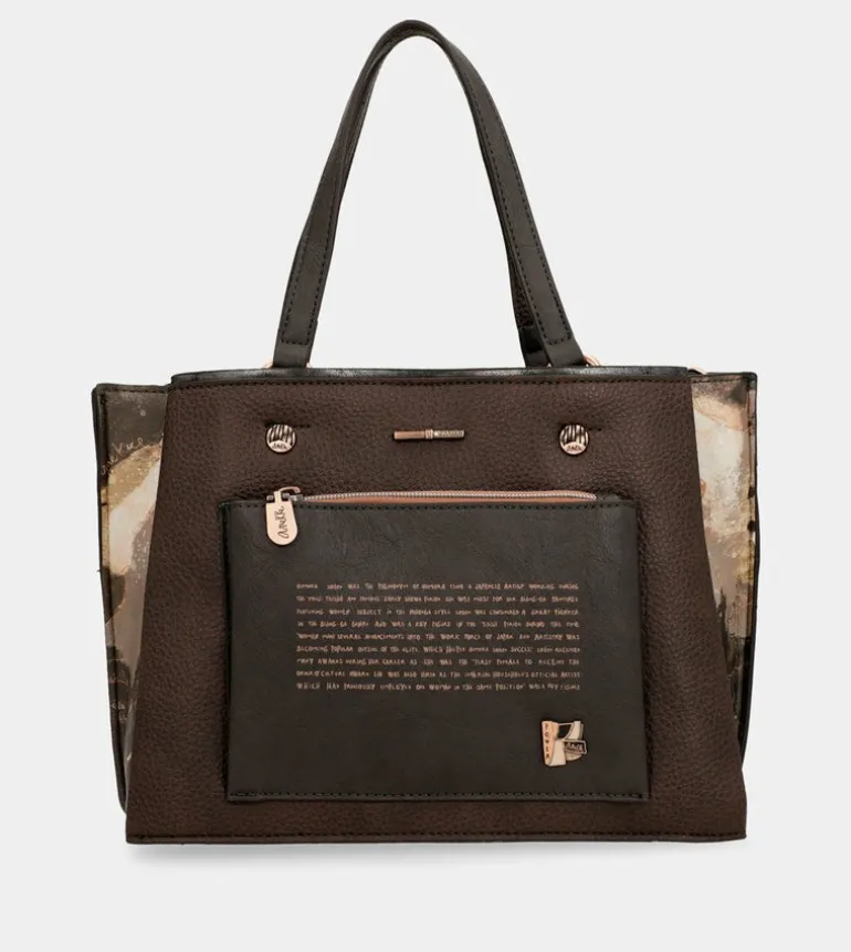 Cheap Anekke Tote Marron Con Bandolera Shoen