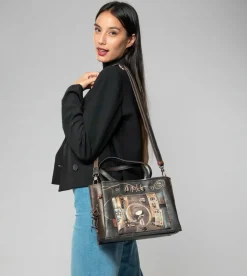 Cheap Anekke Tote Marron Con Bandolera Shoen