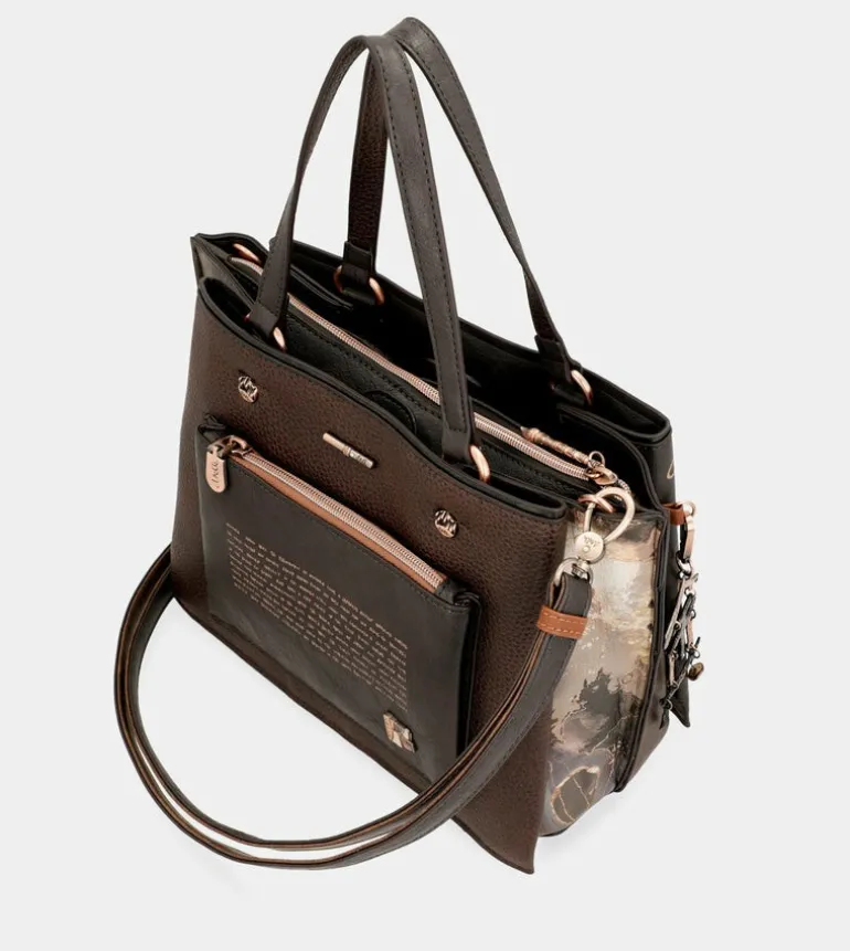 Cheap Anekke Tote Marron Con Bandolera Shoen