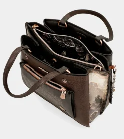 Cheap Anekke Tote Marron Con Bandolera Shoen