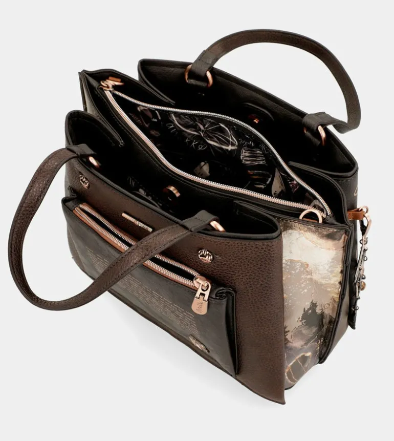 Cheap Anekke Tote Marron Con Bandolera Shoen