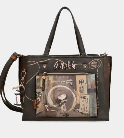 Cheap Anekke Tote Marron Con Bandolera Shoen