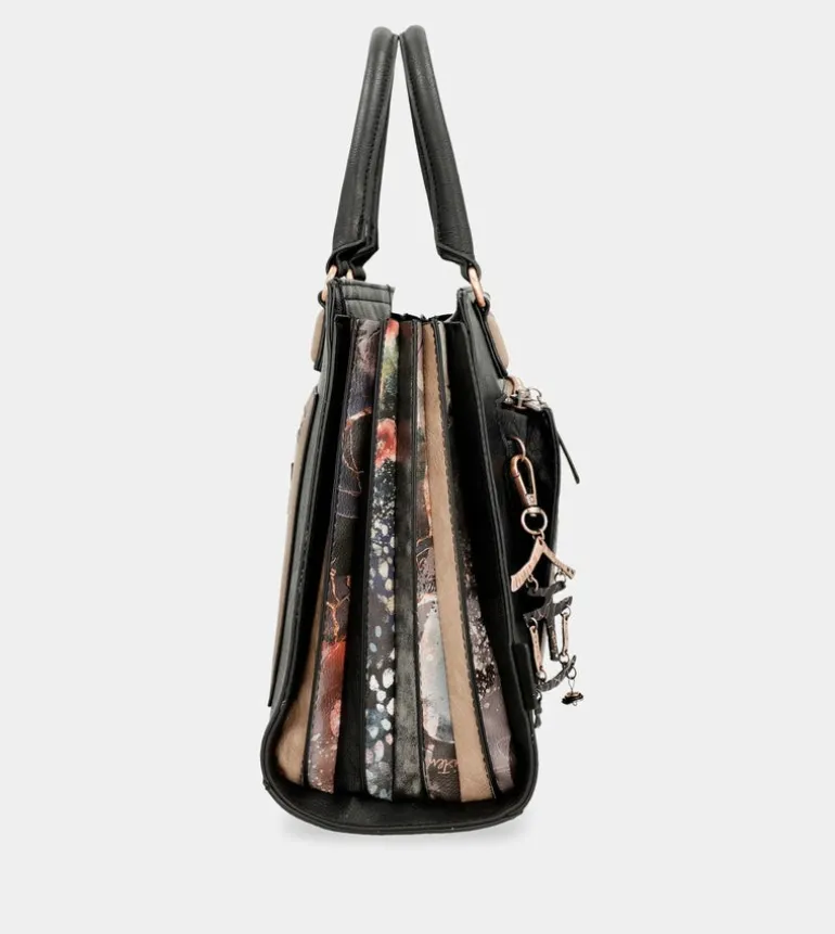 Store Anekke Tote Negro Con Bandolera Shoen