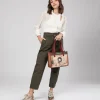 Best Sale Anekke Tote Peace & Love Camel