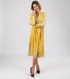 New Anekke Vestido Camisero Amarillo