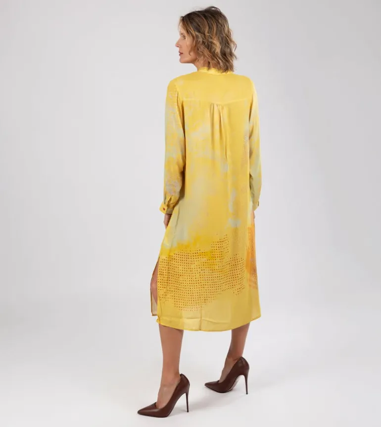 New Anekke Vestido Camisero Amarillo