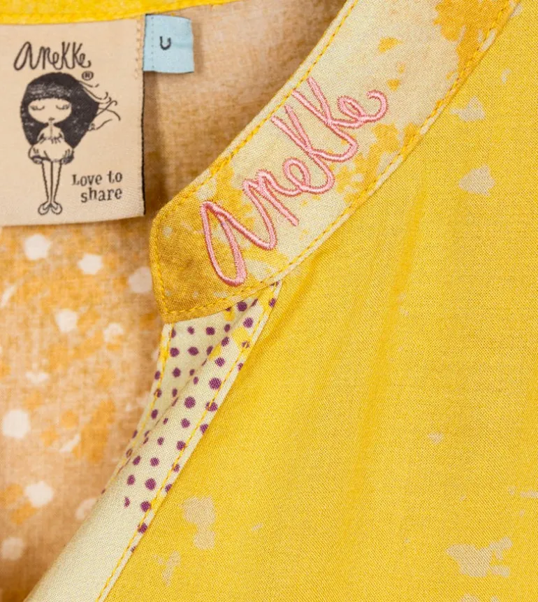 New Anekke Vestido Camisero Amarillo